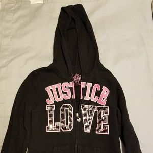 Girls Justice hoodie and jogger set